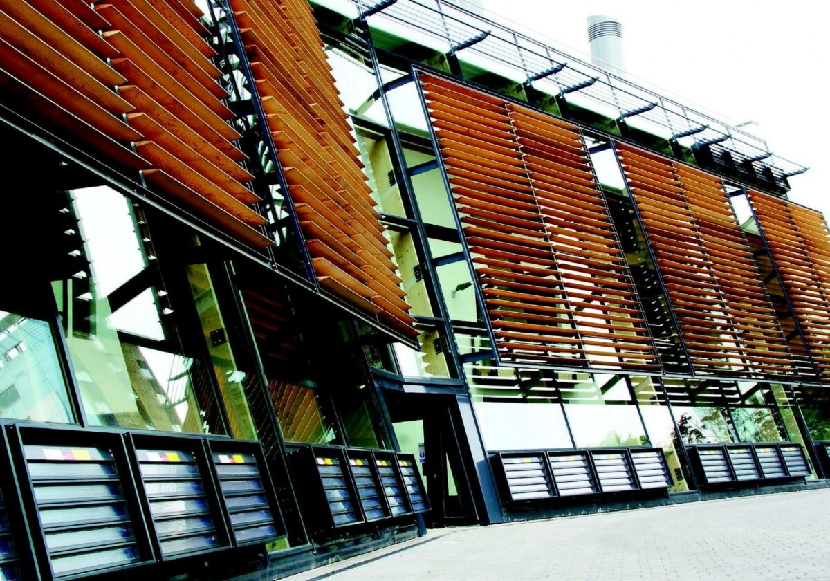 Bright bygningen er en af de mest miljøvenlige bygninger i verden. Foto: Bradford University.