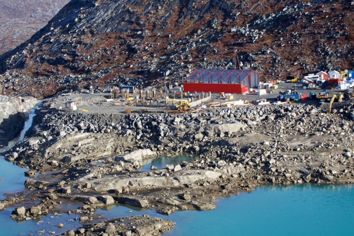 Danske DS Stålkonstruktion skal bygge produktionslinjen til Grønlands første rubinmine, som ligger cirka 200 kilometer syd for Nuuk. Pressefoto.