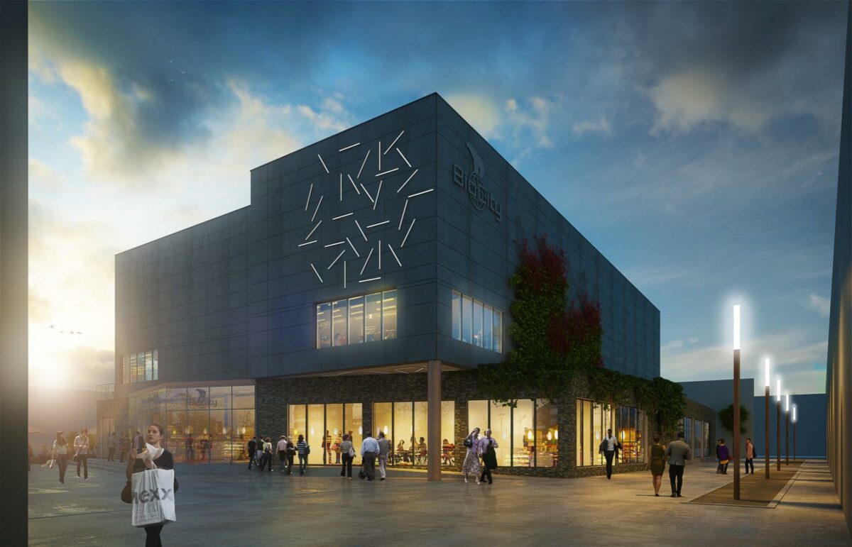 Nu går opførelsen af ny biograf i Køge i gang. Illustration: Sahl Arkitekter.