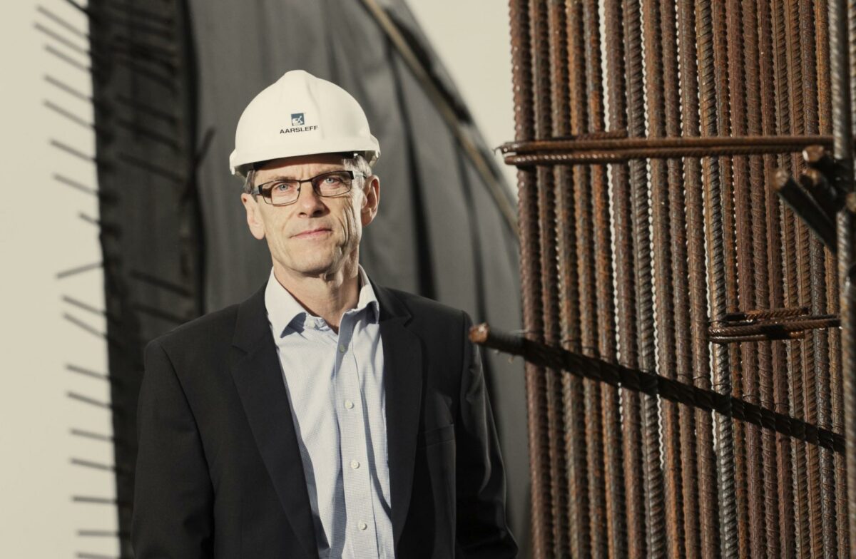 Adm. direktør Ebbe Malte Iversen, Per Aarsleff A/S,  har i dag fået konkurrencemyndighedernes accept af virksomhedens overtagelser af samtlige aktier i Hansson & Knudsen A/S i Odense. Foto: Per Aarsleff A/S.