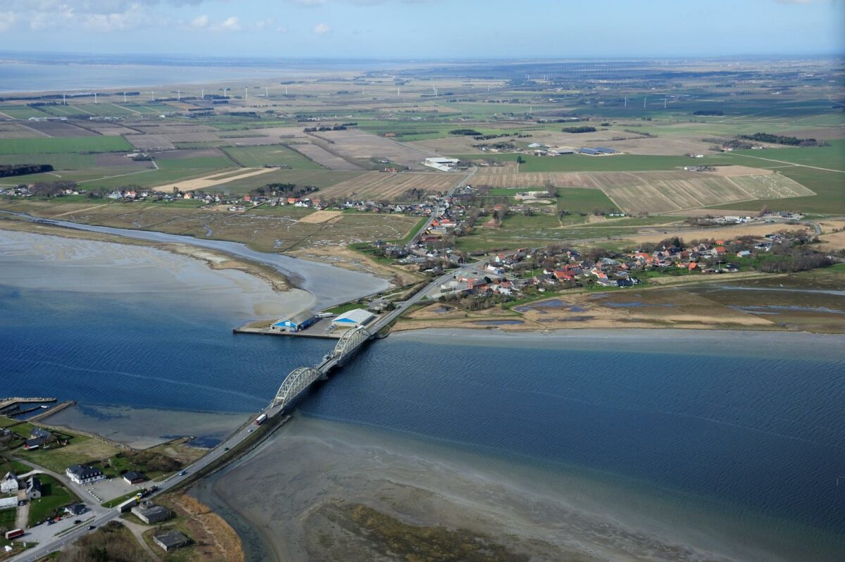 Aggersundbroen skal sikres mod påsejling. Foto: Vejdirektoratet.