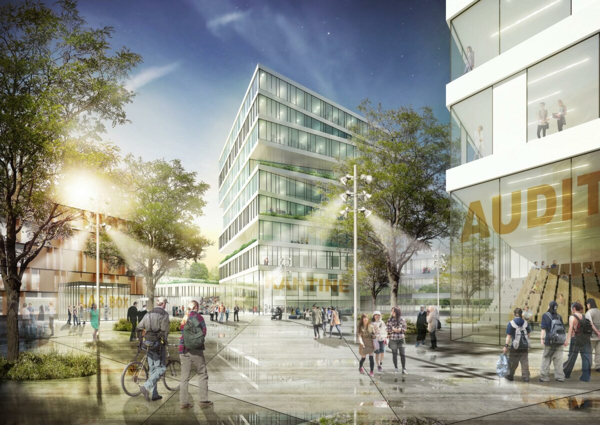 Planen er, at Campus Horsens skal samle uddannelserne, by og campus.