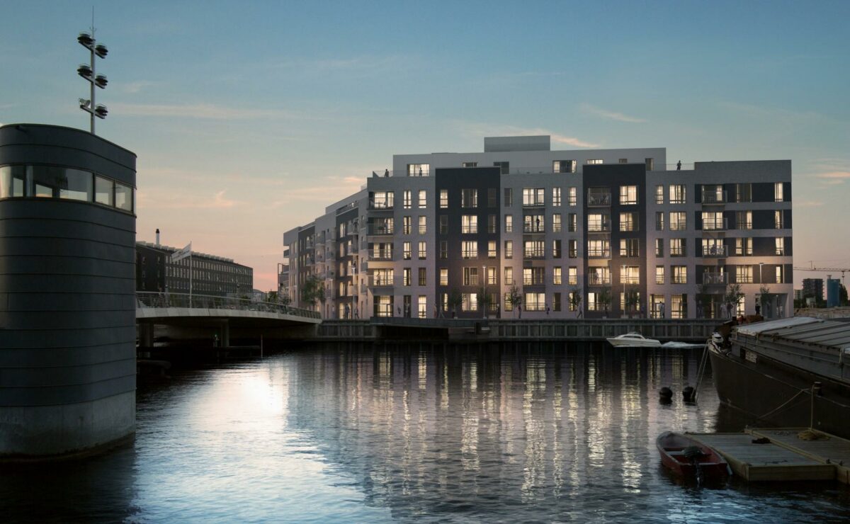 Et af Arkitektgruppens projekter er Teglhusene på Teglholm som er i samarbejde med NREP.