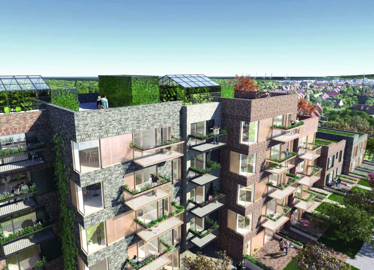 Det bliver boligforeningen AAB, der bliver bygherre for i alt 106 almene boliger i Risskov Brynet.