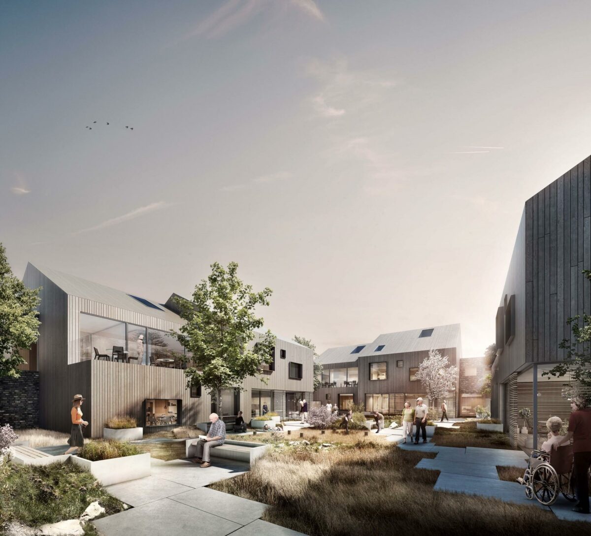 Arkitema Architects har vundet et norsk projekt på 12.000 kvm. Illustration: Arkitema.