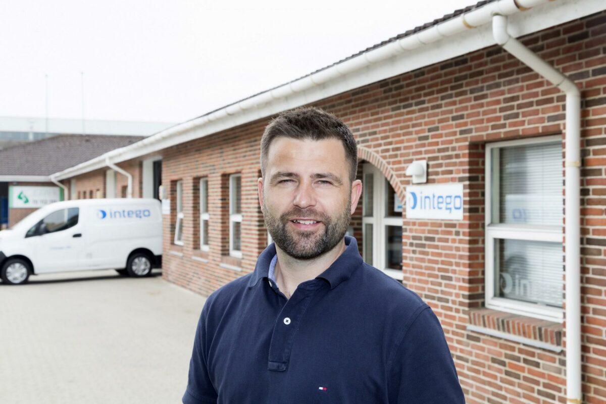 Christian Larsen er ny afdelingsleder hos Intego A/S. Pressefoto.