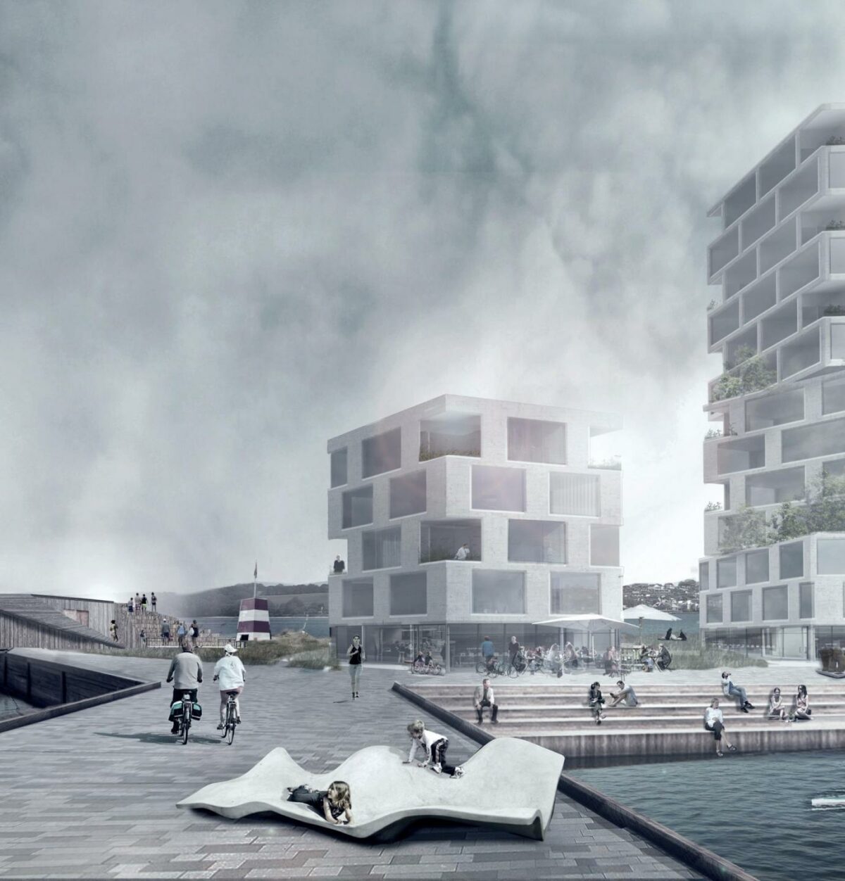 Marina City i Kolding er et projekt til en kvart milliard kroner.