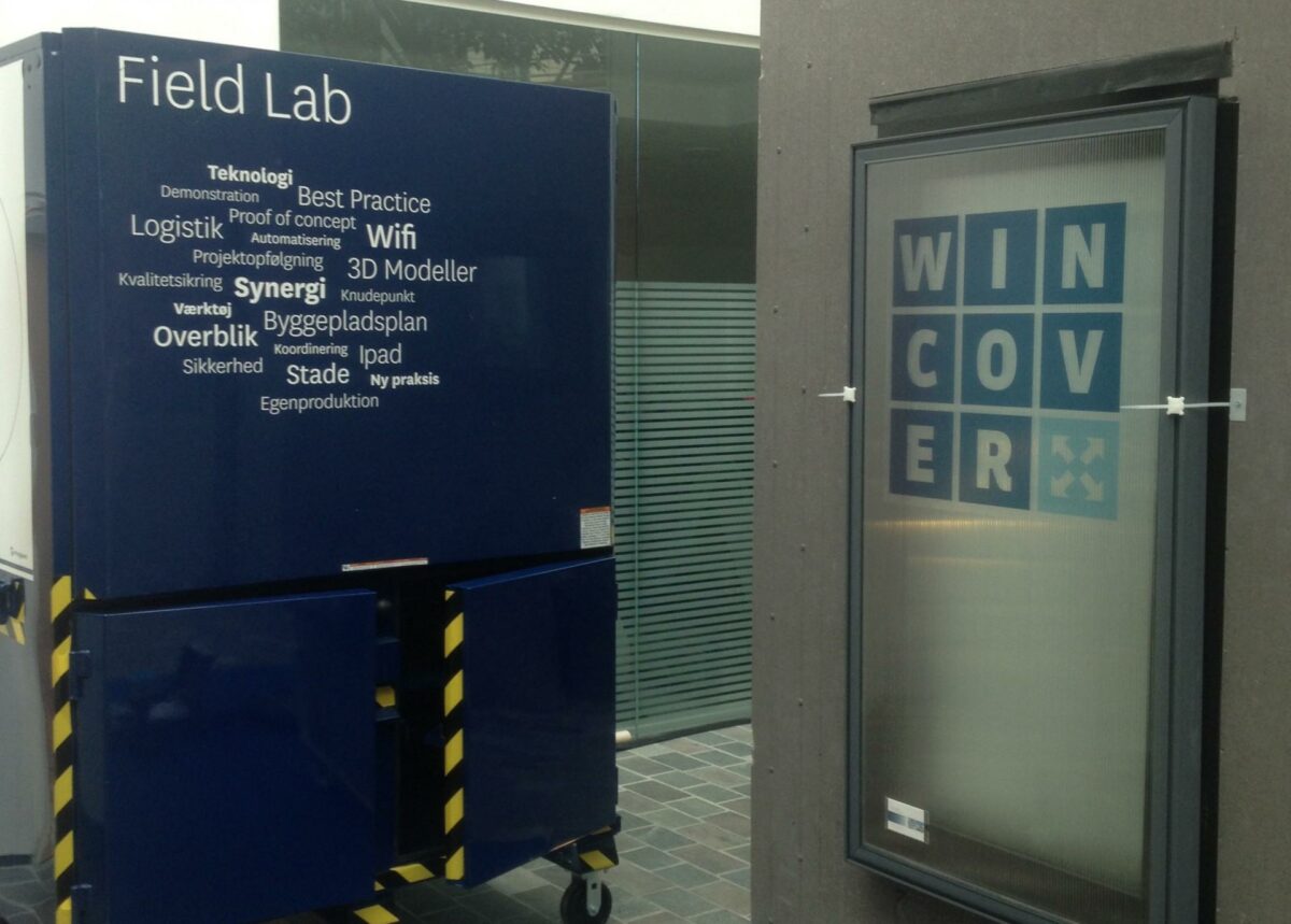 MT Højgaard har Wincower med i VDC-programmet og deres mobile lab. Pressefoto.