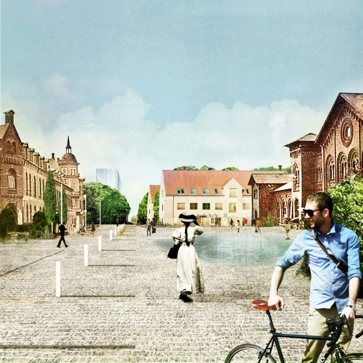 Arkitektkonkurrencen blev udskrevet i foråret, og opgaven var at lave en plan for, hvordan Campus Slagelse kan blive koblet sammen med resten af byen. Samtidig skulle deltagerne også komme med et forslag til stationsforpladsen.
