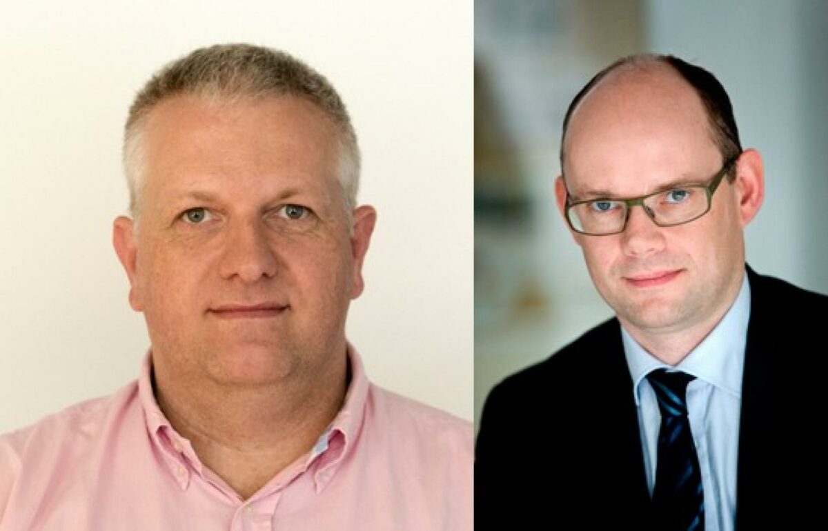 Jesper Kristian Jacobsen (til venstre) og Mogens Vedel Hestbæk.