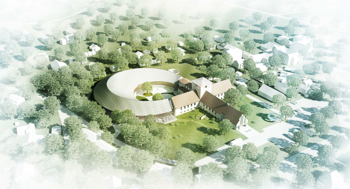 AART architects skal tegne det nye vikingetidsmuseum i Oslo. Illustration: AART architects.