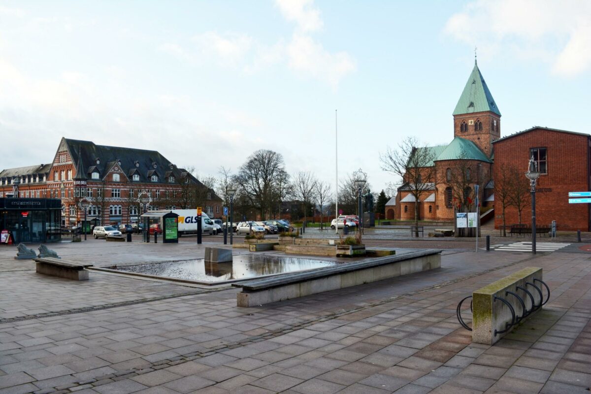 Tre arkitektfirmaer er valgt til at deltage i konkurrencen om en ny pavillon på Ringsted Torv. Foto: Realdania.