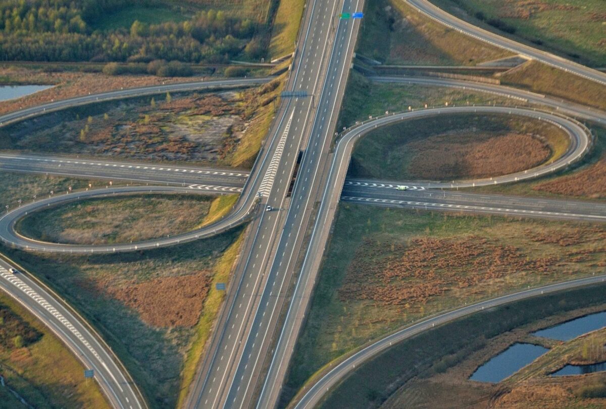 De jyske motorveje skal aflastes med Hærvejsmotorvejen, mener regeringen. Foto: Colourbox.