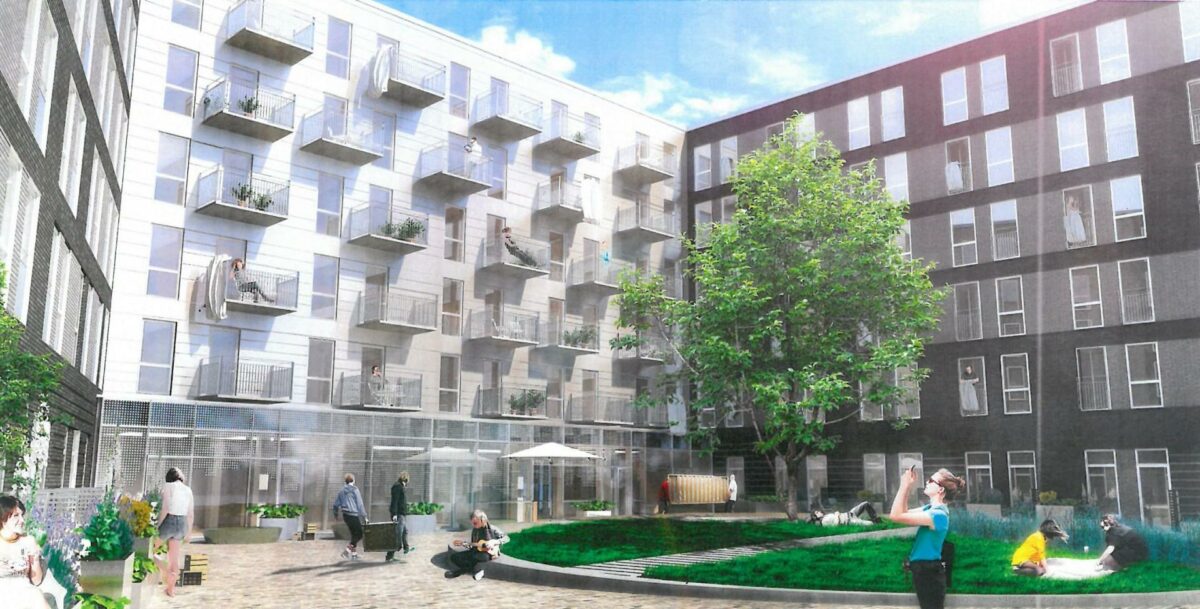 Nu er opførelsen af Åbykollegiets 202 boliger gået i gang i Aarhus.