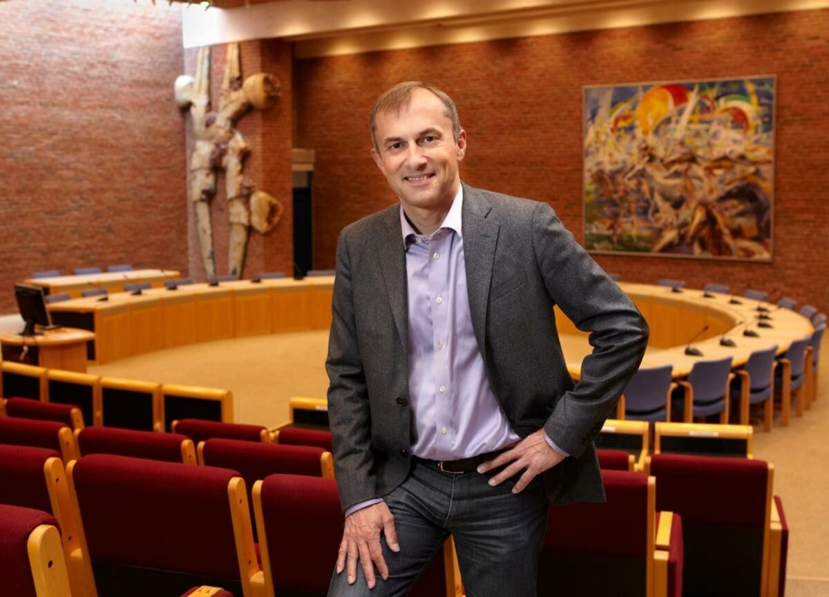 Med den lavere dækningsafgift forbedrer vi yderligere erhvervslivets rammevilkår, siger borgmester Michael Ziegler, Høje-Taastrup Kommune. Pressefoto.