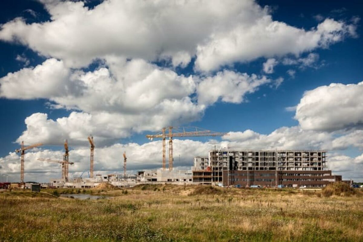 Bravida Danmark melder om stor ordretilgang - virksomheden vandt i september en ordre på tekniske installationer til det Det Nye Hospital i Vest, DNV-Gødstrup. Pressefoto.
