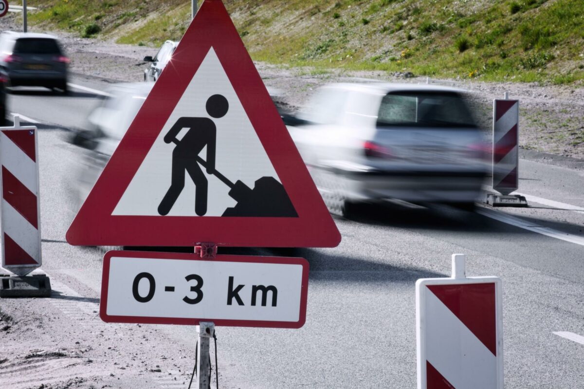 Der er mange penge at spare ved en samtidig udbygning af jernbane og motorvej over Fyn.  Foto: Vejdirektoratet.