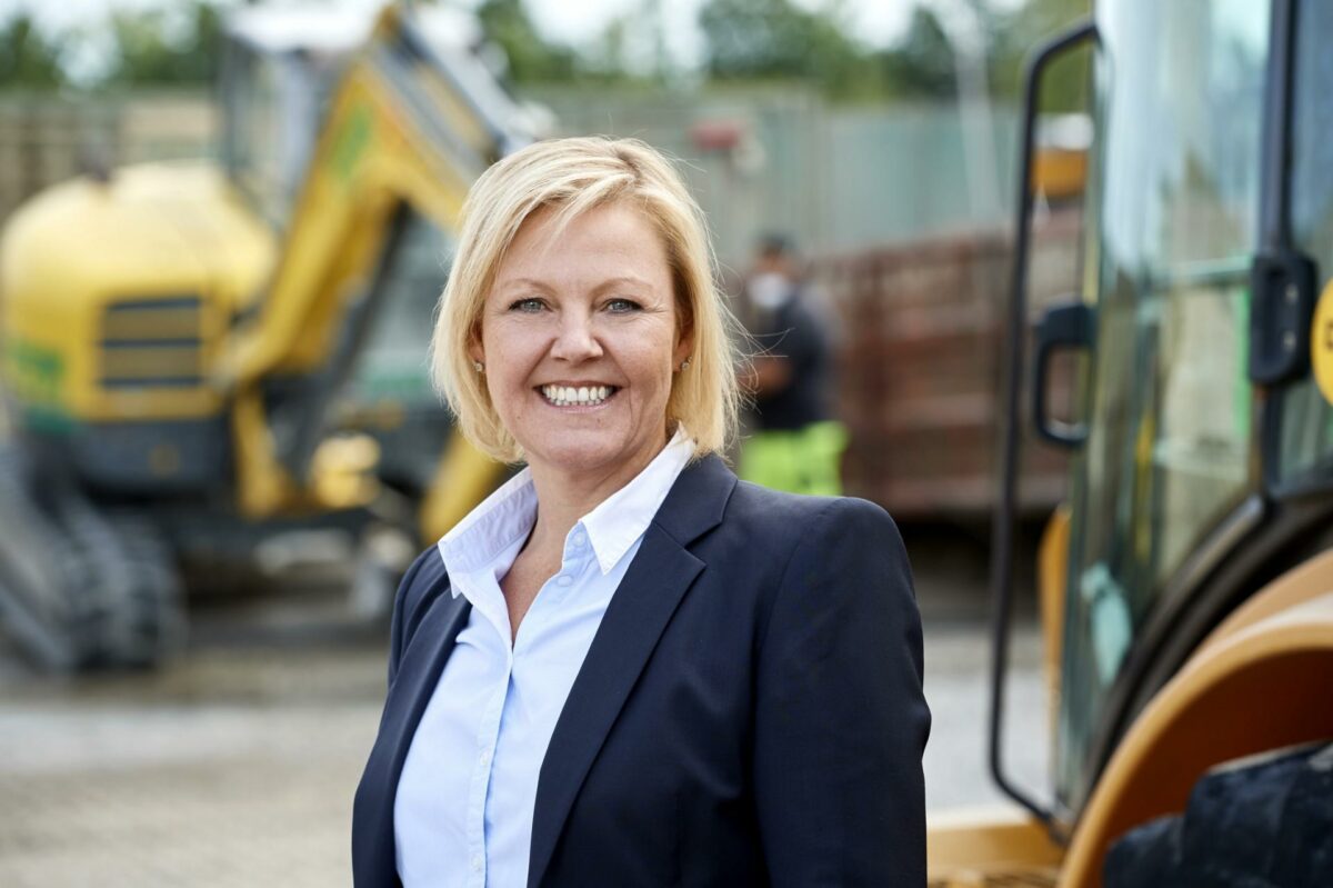 Nina Dencker Nielsen er tiltrådt som ny salgs- og marketingsdirektør hos G.S.V. Materieludlejning A/S. Pressefoto.