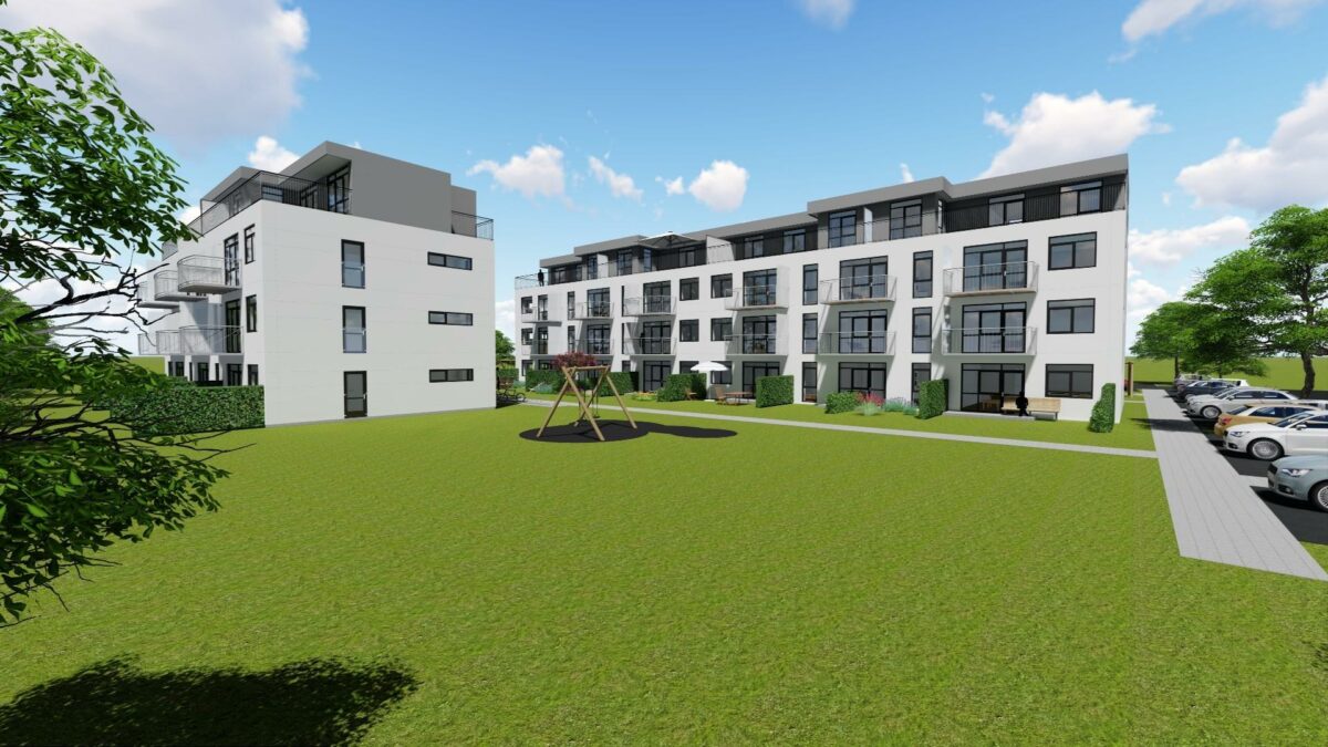 Det kommende boligprojekt opføres i Måløv ved ballerup uden for København.