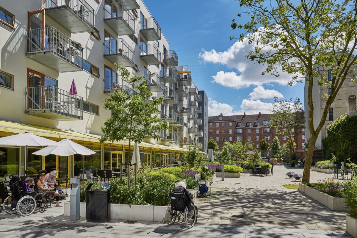 JJW Arkitekter har blandt andet arbejdet med renoveringen af 193 Plejeboliger i København. Bygherre: KAB Bolig / Københavns Kommune. Foto: Jakob Birgens.