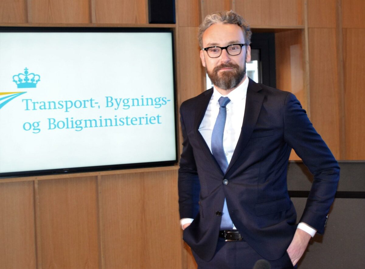 Transport-, bygnings- og boligminister Ole Birk Olesen. Foto: Dan Bjerring.