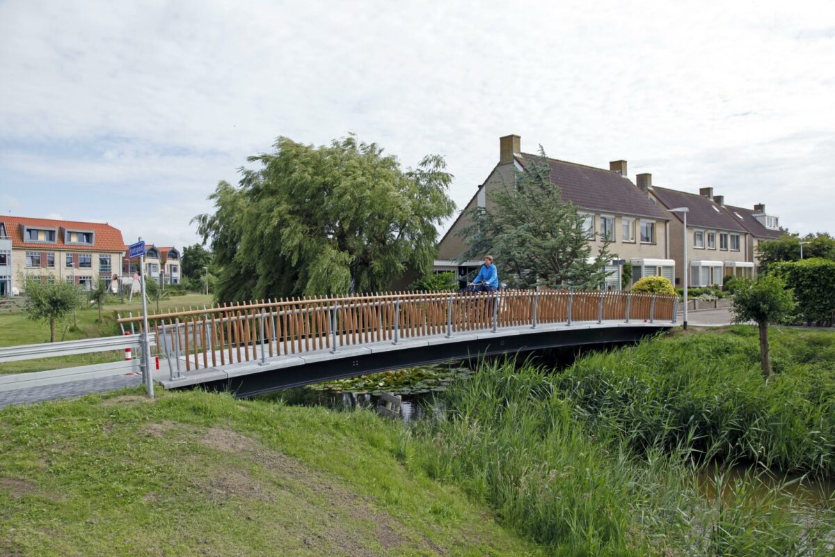 Hi-Con har i samarbejde med hollandske Pieters Bouwtechniek Delft udviklet en metode, der gør det muligt at levere betonelementer med en krumning på op til 3 meter pr. løbende 25 meter. Pressefoto.