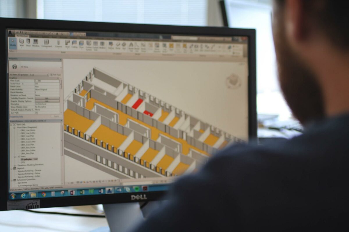 OBH-Gruppen kombinerer Revit-tegninger med miljøkortlægning, så ingeniørerne bedre kan tydeliggøre farligt og forurenet stof på en 3D-tegning. Pressefoto.