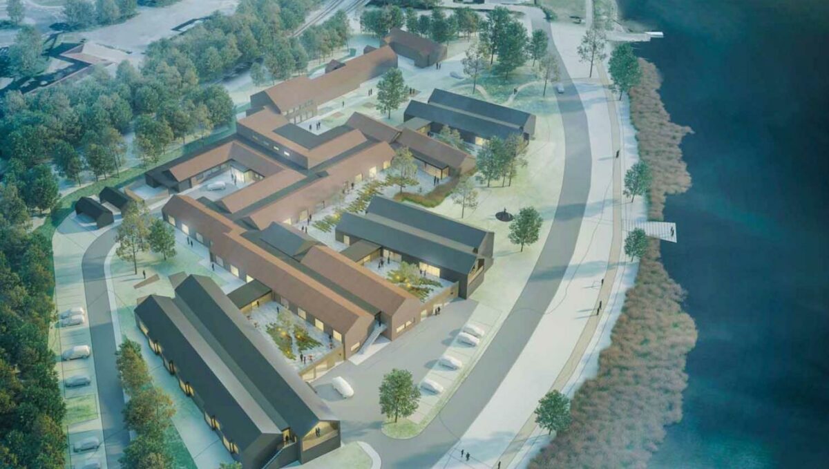 Rubow Arkitekter og Regnbuen-Kontur Arkitekter skal sammen med A78 Arkitekter som totalrådgiver tegne udvidelsen af Gråsten Plejecenter.