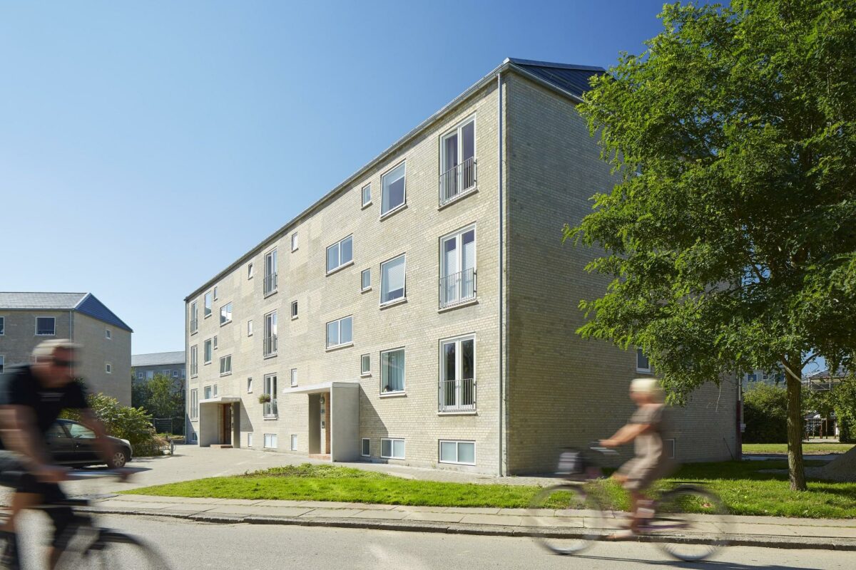 Første etape af storrenoveringen af Stadionkvarteret i Glostrup er nu færdig. Foto: Søren Aagaard.