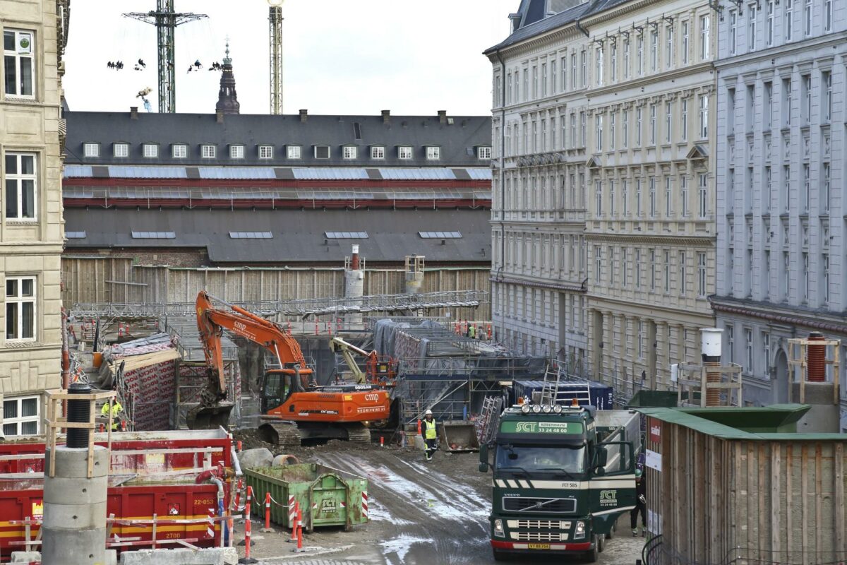 Naboerne til byggeriet af metrocityringen i København har ind til videre modtaget godt 349 millioner kroner i erstatning. Arkivfoto: Niels Johan Juel Jensen.
