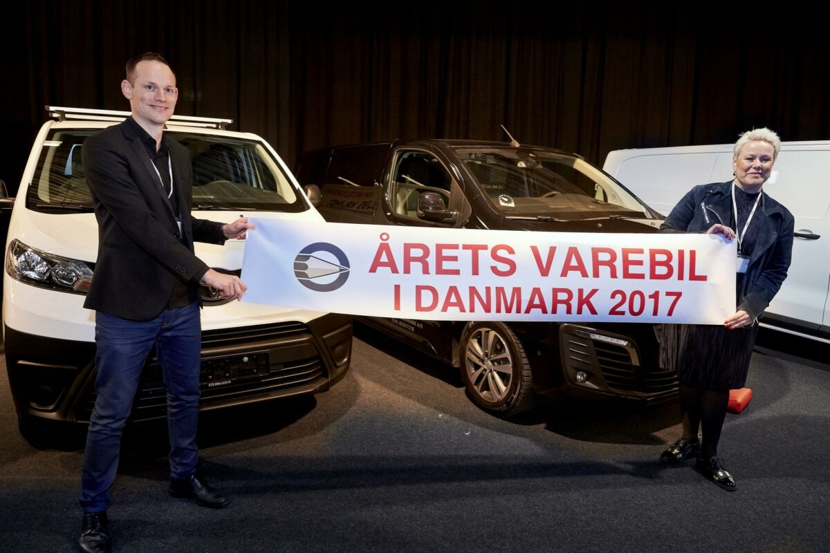 Årets Varebil 2017 blev trillingerne Toyota Proace, Citroën Jumpy og Peugeot Expert. Foto: MCH/Tony Brøchner.