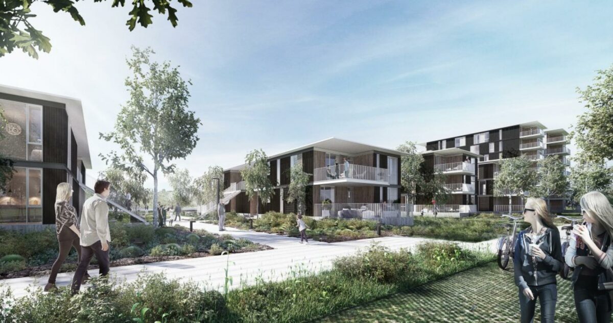 Byggeriet forventes indflytningsklar i efteråret 2018. Illustration: KAAI.