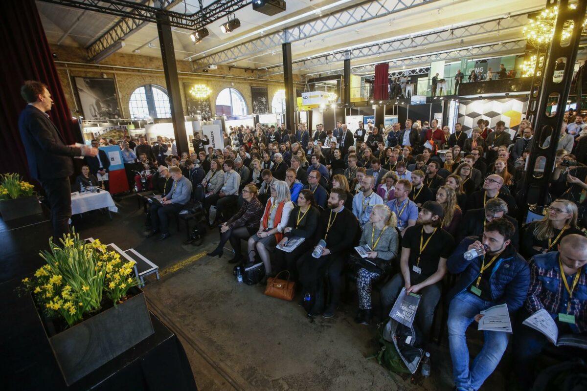 Building Green Aarhus blev en stor succes. Succeskriteriet var 1.000 besøgende, men det samlede tal endte på over 2.400. Pressefoto.