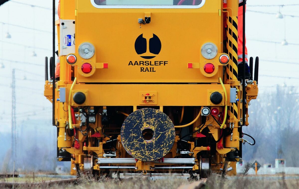 Aarsleff Rail skal stå for sporfornyelsen mellem Valby og Svanemøllen. Foto: Aarsleff.
