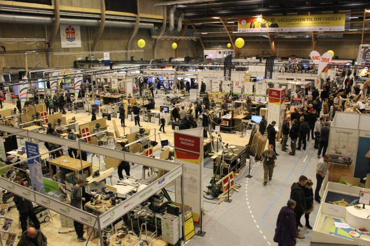 Der var masser af besøgende ved DM i Skills i år i Aalborg. I 2019 skal konkurrencen afholdes i Næstved. Foto: Kristian Troelsen.