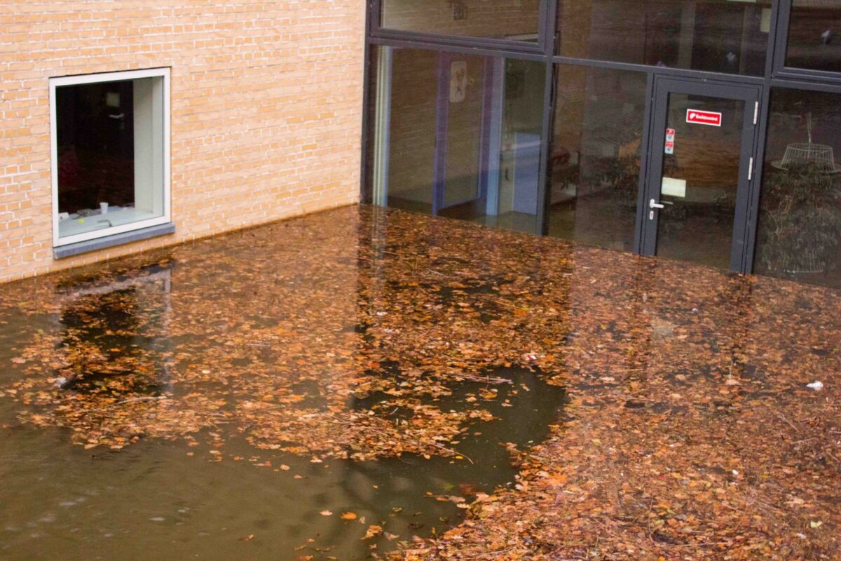 Tilskud kan blandt andet bruges til sikring mod oversvømmelse som følge af klimaændringer. Foto: Colourbox.