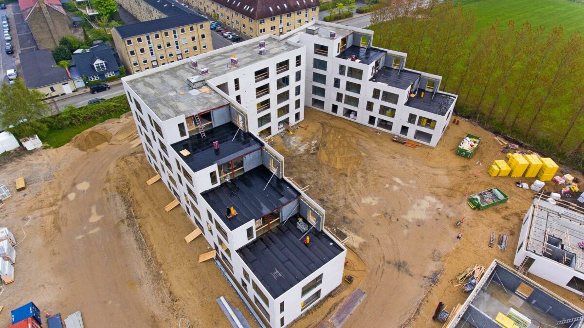 Lejlighederne i Stigsborg Brygge har forventet indflytning primo 2018. Pressefoto.