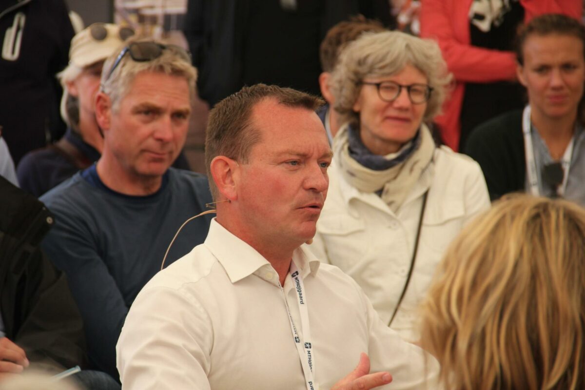 John Sommer fra MT Højgaard mener, at vi skal bygge mere fleksibelt for lettere at kunne tilpasse bygninger til fremtidens behov. Foto: Torben Jastram.