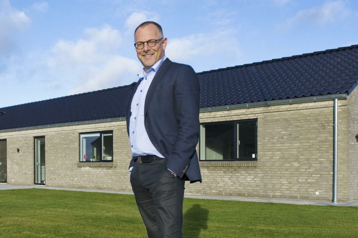 Thomas Dahl, adm. direktør i Eurodan-huse, kan være godt tilfreds med regnskabet for 2016/17, som var et nyt rekordår for virksomheden. Pressefoto.