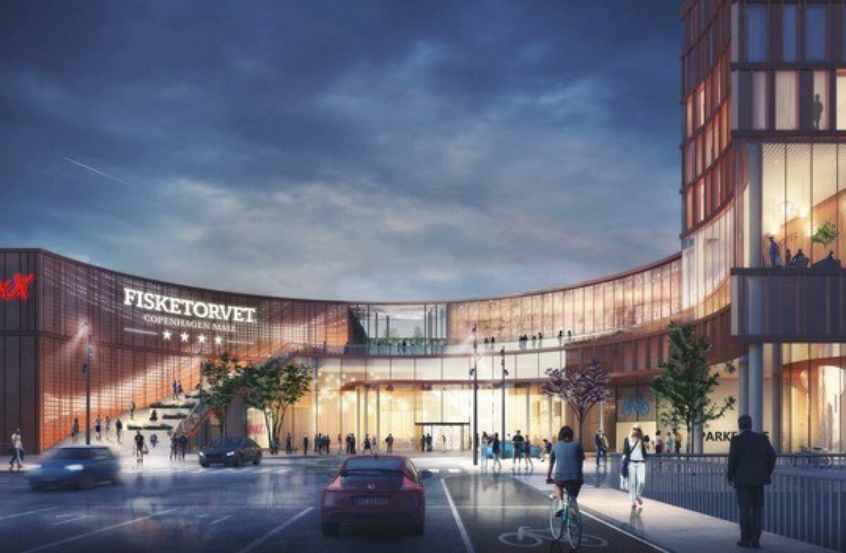 Det nye design med næsten 360 grader åbne og aktive facader i gadeplan vil fremme livet mellem bygningen og byen, og skabe en ny livlig tilføjelse til det centrale København. Visualisering: SHL.