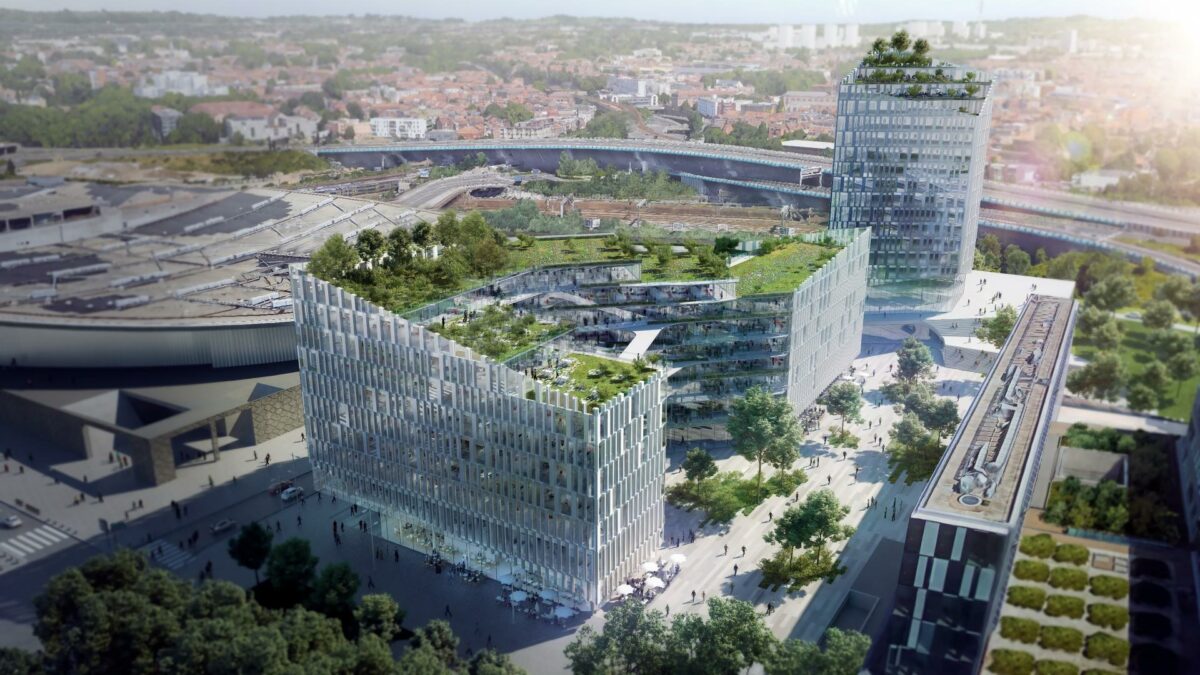 Det franske bud i Lille er tegnet af Henning Larsen Architects.