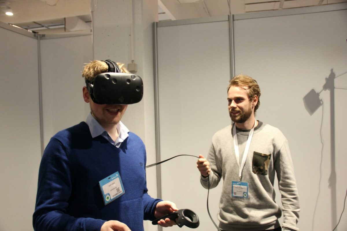 Virtual scenario responder - VSR' et projekt under KADK. En forundersøgelse som skal afdække perspektiver for at bruge Virtual Reality (VR) som fremtidigt designredskab for byggebranchen. Arkivfoto: Torben Jastram.