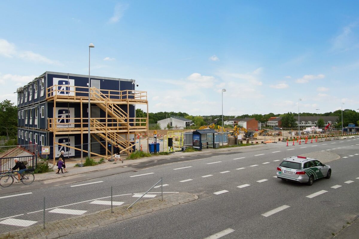 I alt opfører PensionDanmark 150 nye boliger på grunden. Foto: home Projektsalg.