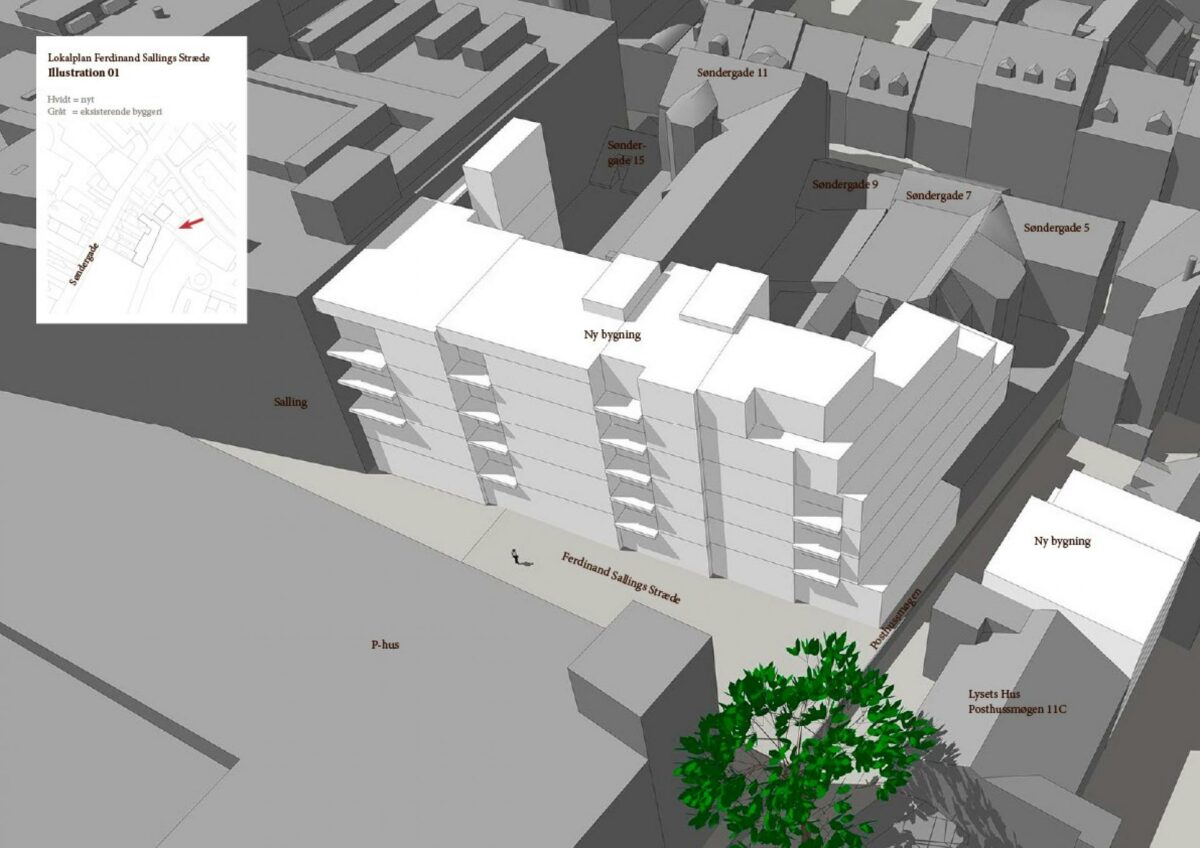Projektet er ikke konkretiseret endnu. Kommunen har sat gang i forundersøgelser, som skal klarlægge, om man skal gå videre med projektet. Illustration: Aarhus Kommune.