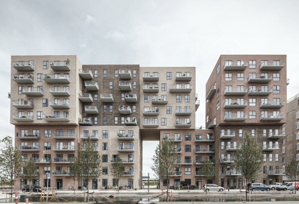 Kubehusene ligger i Ørestaden. Pressefoto.