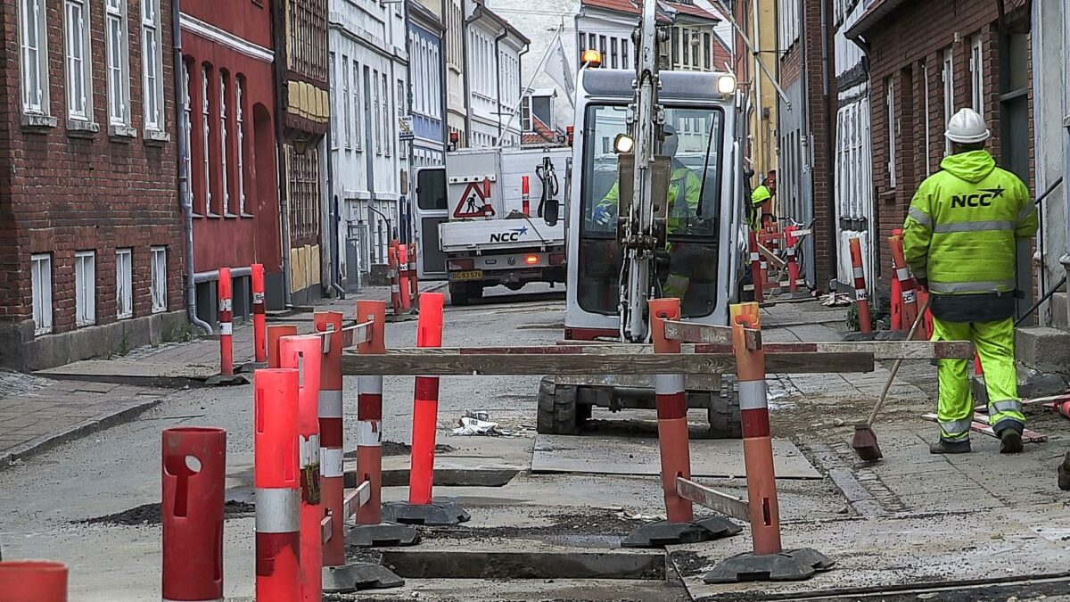 NCC kan nu fejre, at man under rammeaftalen med HOFOR har præsteret 1500 dage uden ulykker. Pressefoto.