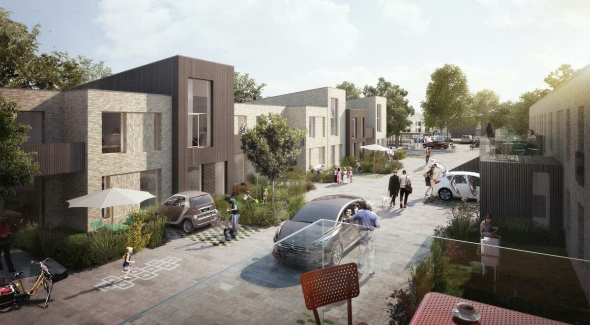 Link Arkitektur vil skabe fremtidens seniorbofællesskab. Presseillustration.