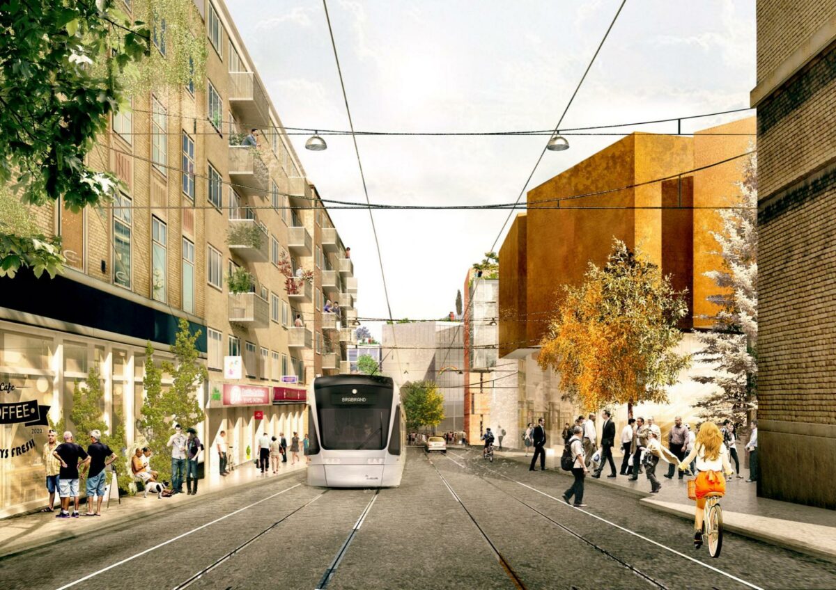 Planlægningen af letbanens etape 2 kan nu gå i gang. Illustration: Aarhus Letbane