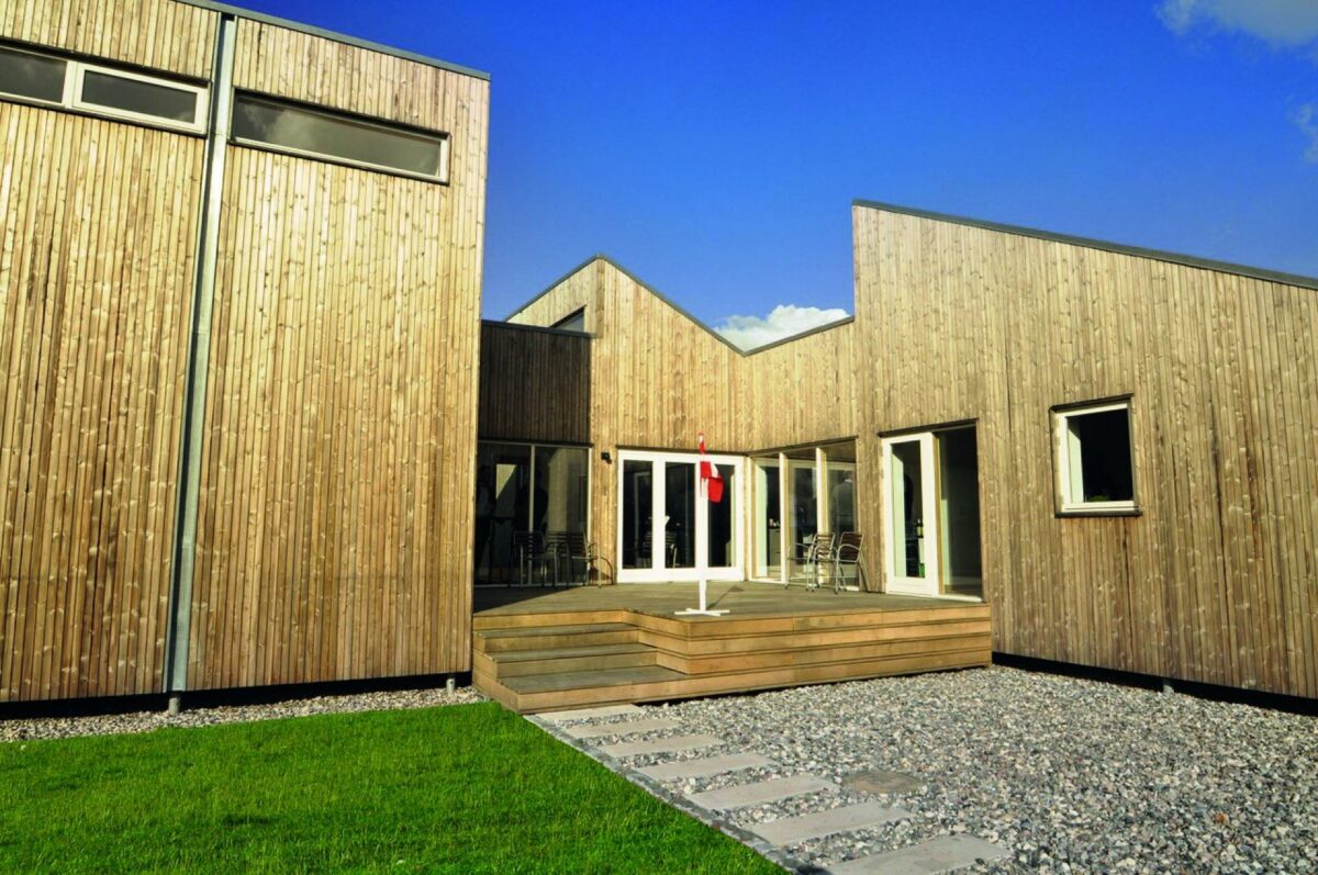 Det Biologiske Hus er et af verdens mest bæredygtige boligkoncepter. Det er designet af arkitektfirmaet EENTILEEN og er udstillet i HUSET Middefart. Foto: Molio/EENTILEEN.