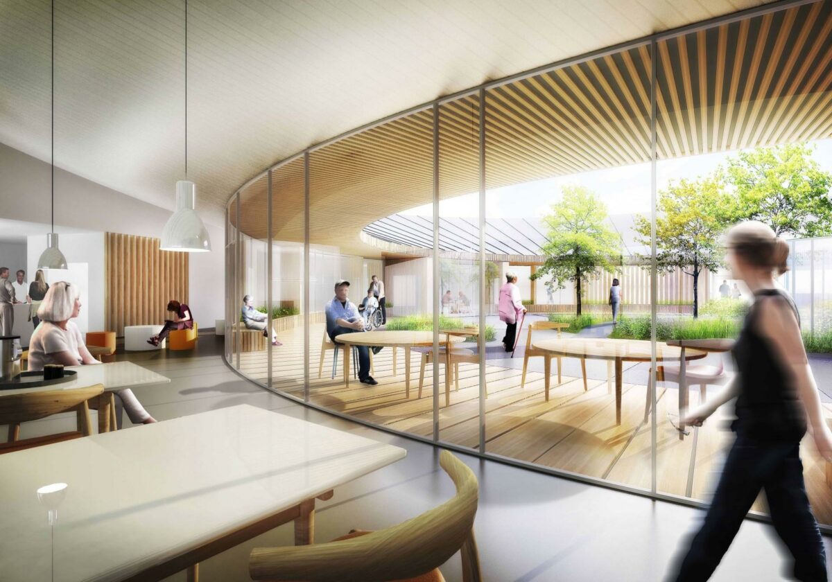 Rehabiliteringscenter Toften, Kerteminde. Visualisering: Rum Arkitekter.